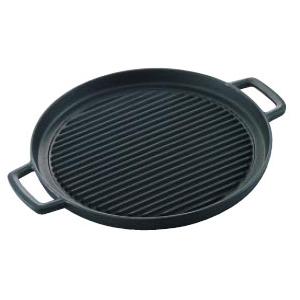 池永鉄工 南部鉄 IH対応 グリルプレート 丸型