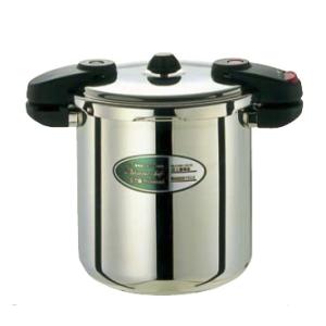 ステンレス 大容量 圧力鍋 10L ワンダーシェフ プロミドル 両手圧力鍋 IH対応 全面三層構造 ...