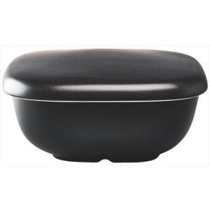 HARIO ハリオ ご飯釜のおひつ 電子レンジ対応 ブラック 2合 釜 ご飯 日本製 GO-2B