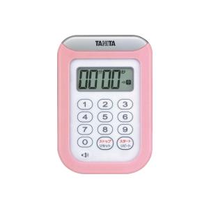 タニタ デジタルタイマー100分計 丸洗いタイマー（TD-378）＜ピンク＞