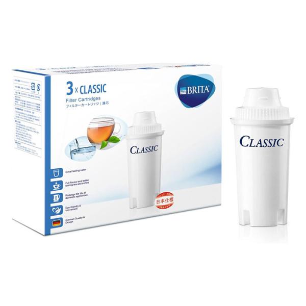 在庫限り BRITA 交換用フィルターカートリッジ3本入り クラシックカートリッジ ブリタ 日本正規...