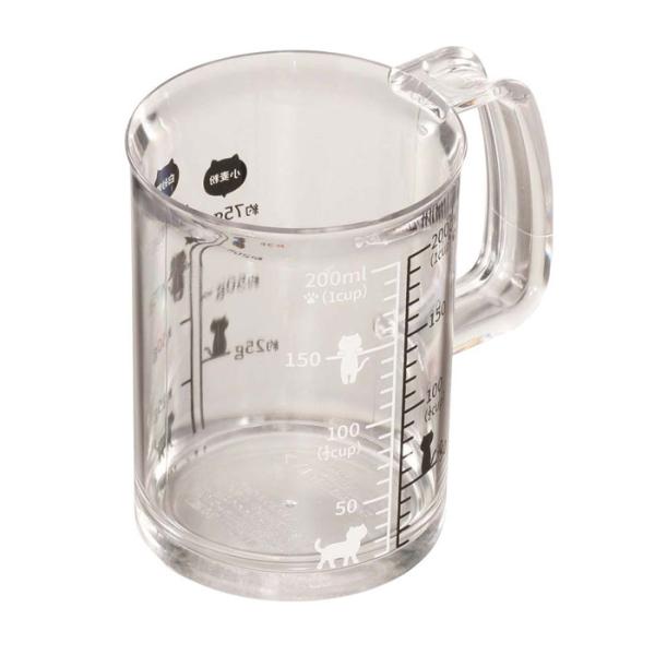 貝印 計量カップ MOTTERU Nyammy ねこの計量カップ 200ml DH2726【 ニャミ...