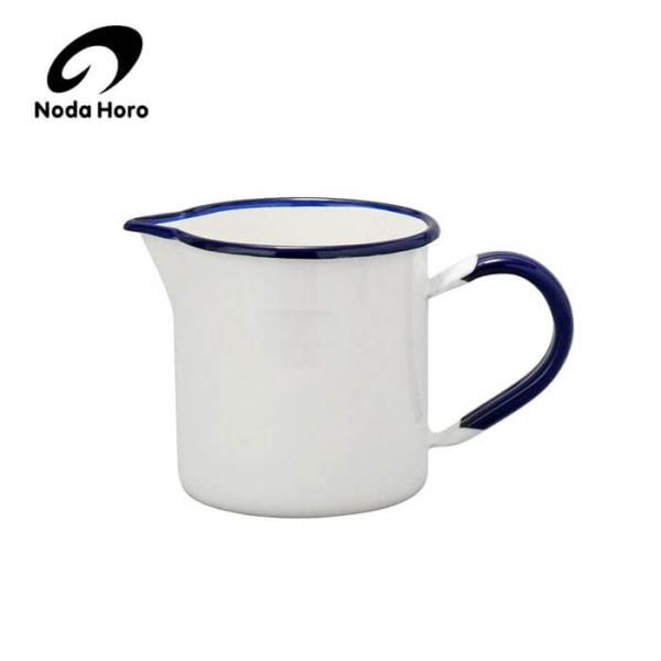 野田琺瑯 野田ホーロー ビーカー0.5L HB-005 ホーロー容器 のだホーロー 日本製 持ち手付...