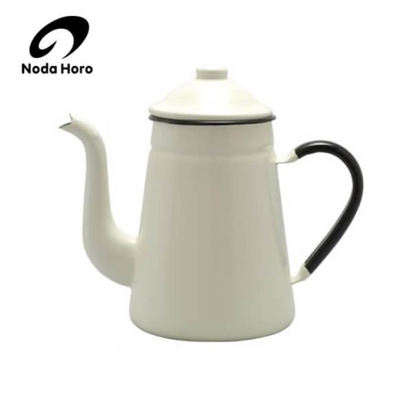 野田琺瑯 キリンコーヒーポット1.0L ホワイト ケトル やかん 日本製【送料無料】