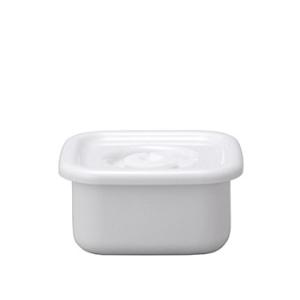 野田琺瑯 ホワイト シリーズ スクウェア S 密閉蓋付 WSM-S