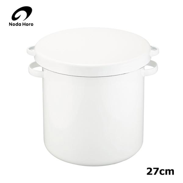 野田琺瑯 ラウンドストッカー 27cm WRS-27 野田ホーロー 保存容器 ホーロー 丸型 ラウン...