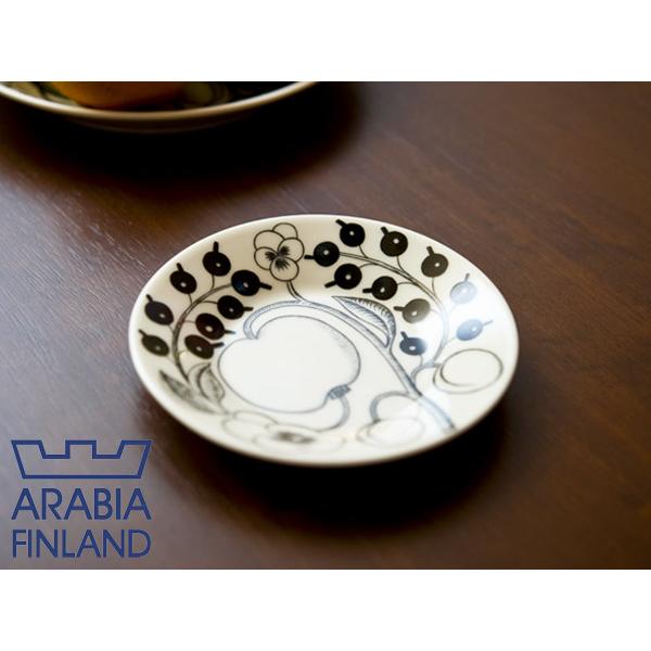 ARABIA ブラック パラティッシ プレート 14cm 006675 皿 お皿 イッタラ アラビア...