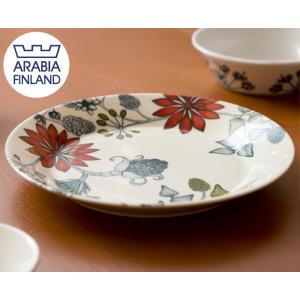 アラビア ルノ プレート 26cm 6803 サマーレイ arabia runo 皿 陶器 ラウンド...