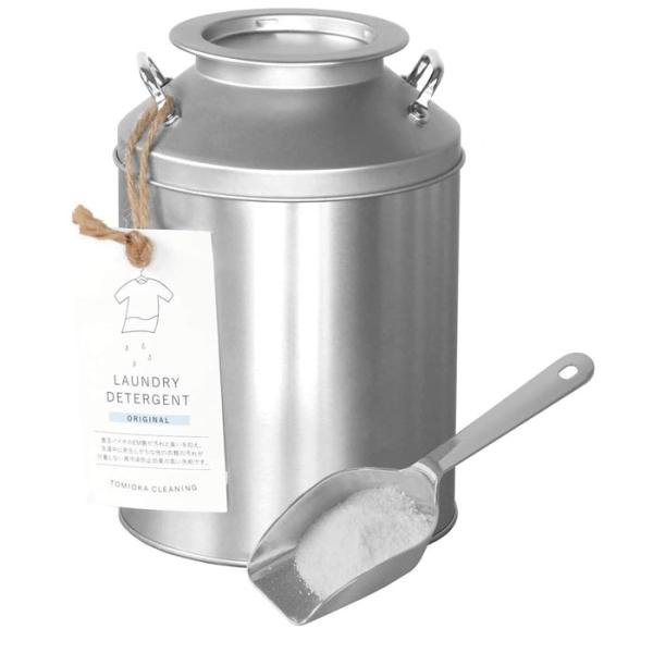 とみおかクリーニング オリジナル洗濯洗剤(ミルク缶入り)