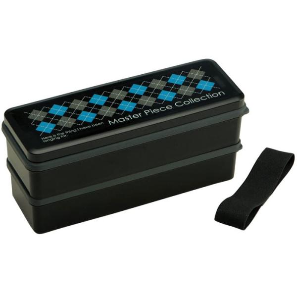 スケーター シリコンシール蓋ランチ マスターピース SSLW9 お弁当箱 2段 コンパクト スリム ...