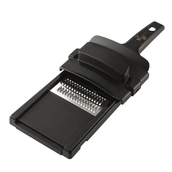 貝印 関孫六 ワイド千切り器 細 BK DH3314