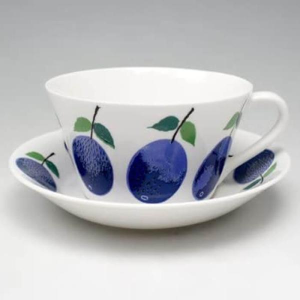 グスタフスベリ プルーヌス  GUSTAVSBERG PRUNUS ティーカップ＆ソーサー 494-...