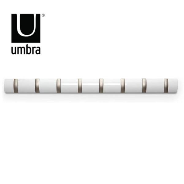 アンブラ  umbra 壁掛けフック フリップフック ロング 8シャイン WH シャイン ホワイト ...