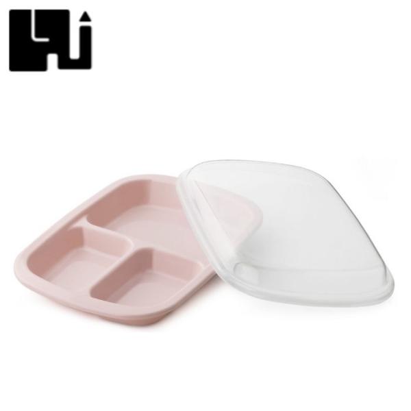 エヌ・エレファント ＆NE 楽ラクランチプレートRakura NKM-187-PK　皿　仕切り皿　レ...