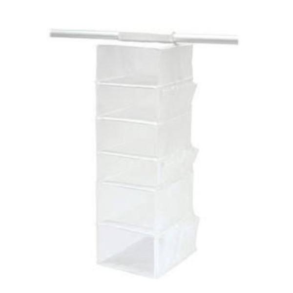 東和産業 MSC 吊るして6段収納 衣類・小物用 85695 衣類 セーター 帽子 小物 衣替え す...