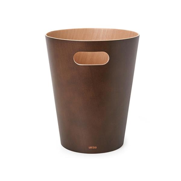 アンブラ umbra ウッドロウカン ライトエスプレッソ 8082780213 木製 ゴミ箱 ごみ箱...
