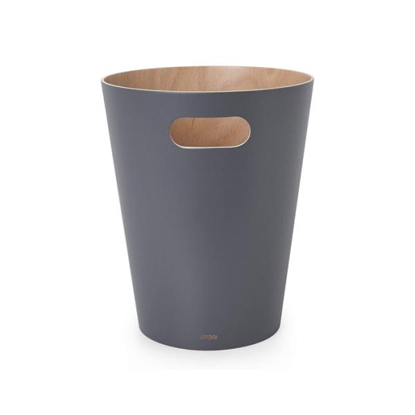 アンブラ umbra ウッドロウカン チャコール 2082780618 木製 ゴミ箱 ごみ箱 ダスト...