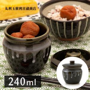 漬物容器 240ml ミニカメ 2号 陶器製 日本製 （ 陶器 漬物樽 つけもの