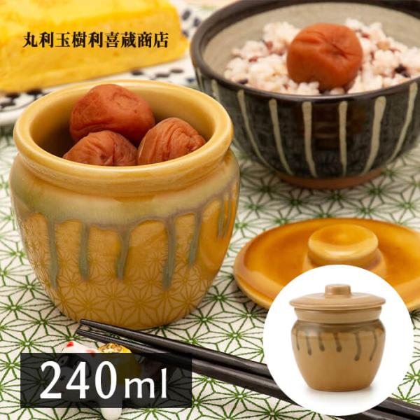 丸利玉樹利喜蔵商店 ミニカメ 2号 黄瀬戸 T-534922 直径8.8×高さ9.5cm 24cm0...