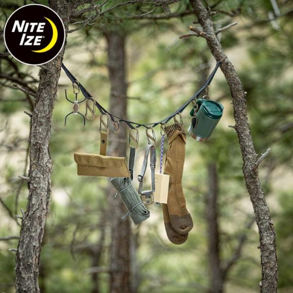 シームーン NITEIZE ギアーライン 4フィート コヨーテカラー NI59136 カムジャム ア...