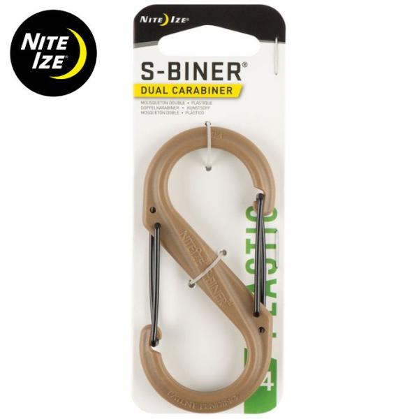 シームーン NITEIZE エスビナー プラスチック #4 コヨーテ アウトドア 登山 クライミング...