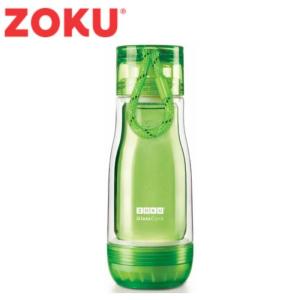 ZOKU コアボトル 355ml グリーン 39463 緑　水筒　ガラス　グラス　アウトドア　ドリンク　水分補給　直飲み｜kitchen