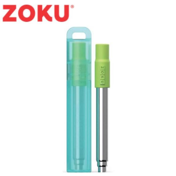 ZOKU ポケットストロー ティール 120038　持ち運び　携帯　衛生的　伸縮自在　コンパクト　ス...