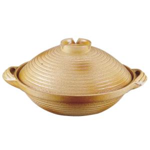 アルミ 電磁用 手造り土鍋 楽鍋(新幸楽) 24cm