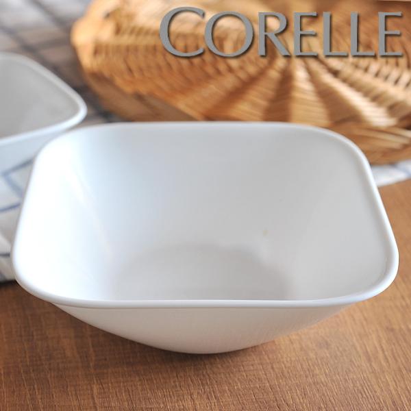 コレール/Corelle ピュアホワイト スクエアボウル 中 【CORELLE/Pure White...