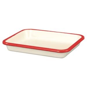 富士ホーロー ホーローバット L ニューレッド Fuji Horo 赤 日本製