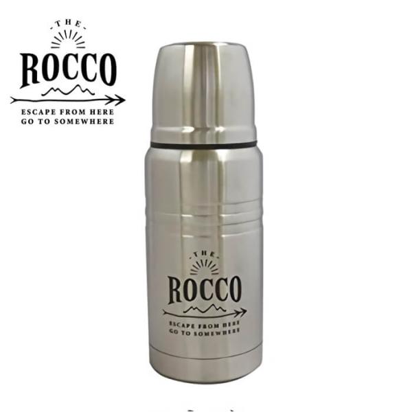 ROCCO ステンレス ボトル 300ml シルバー ロッコ 水筒 マグボトル マイボトル ステンレ...