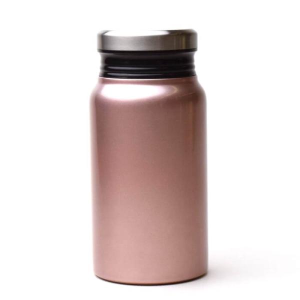 父の日 前畑 リュクス サーモボトル（ピンク） 400ml 真空断熱 二重構造 51719 水筒