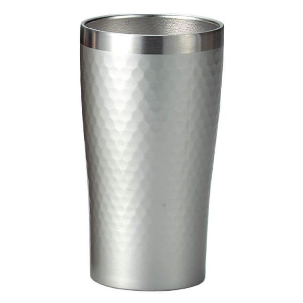 父の日 前畑 リュクス メタルサーモタンブラー（Ｓ）Ｔ 真空構造 シルバー 340ml 51718