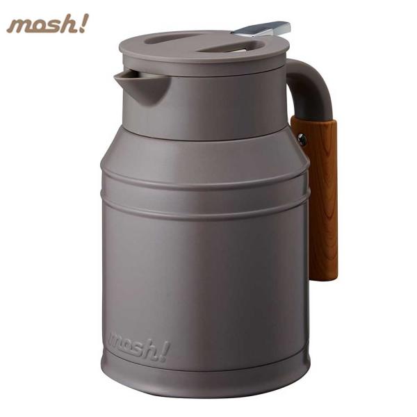 ドウシシャ mosh! 卓上ポット タンク 1.0L ブラウン DMTK1.0BR モッシュ 保温 ...