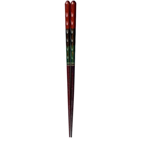 【メール便14本まで対応可能】イシダ お箸 ハチカクスイギョクPI 八角翠玉 20.5cm 1955...