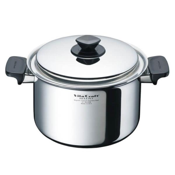 ビタクラフト ヘキサプライ両手ナベ5.5L深型　6128 【 vitacraft 調理器具 キッチン...