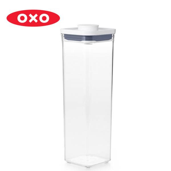 オクソー ポップコンテナ2スモールスクエア トール 2.1L OXO オクソ 保存容器 ワンタッチ操...