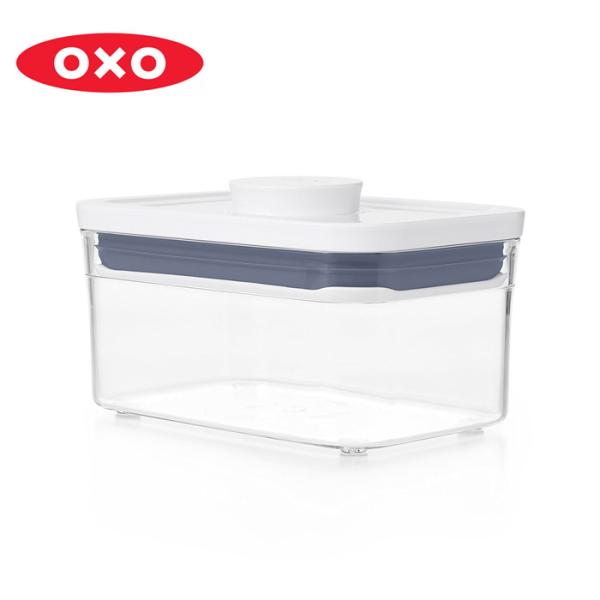 オクソー ポップコンテナ2 レクタングル ミニ OXO オクソ 600mL  保存容器 ワンタッチ操...