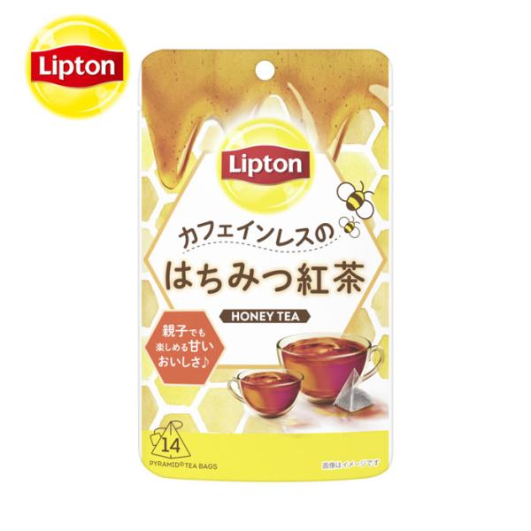 LIPTON カフェインレスはちみつ紅茶 ティーバッグ 14P カフェインレス 【キャンセル・返品不...