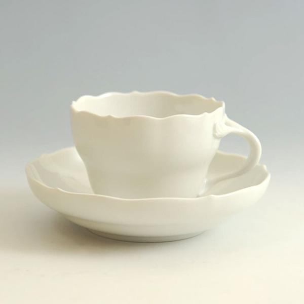 Meissen/マイセン コーヒーカップ＆ソーサー＜ホワイト＞