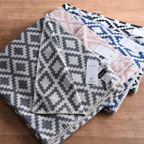 クリッパン KLIPPAN オーガニックコットン 100％ ブランケット Diamonds ダイヤモ...