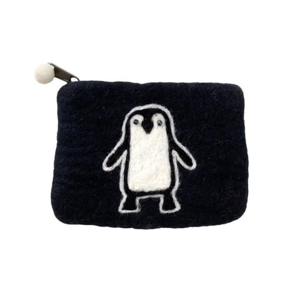【2個までメール便送料無料】クリッパン KLIPPAN フェルト ポーチ PENGUIN【5904....