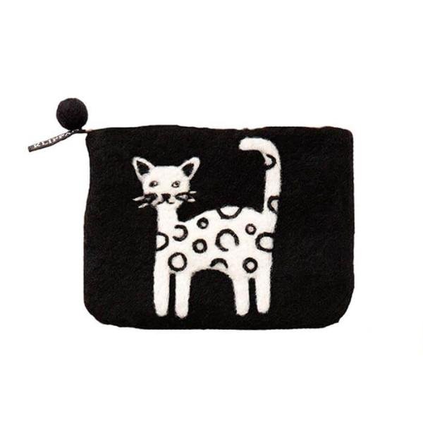 【2個までメール便送料無料】クリッパン KLIPPAN フェルト ポーチ CAT【5904.34】 ...