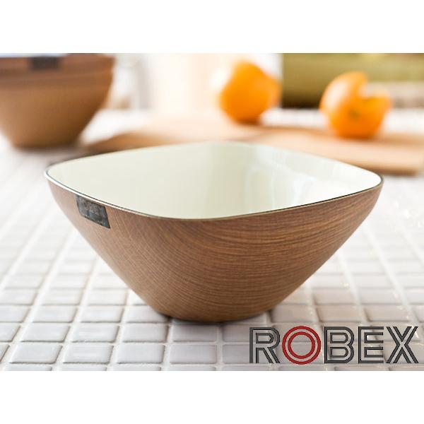 ROBEX/ロベックス スクエアーボウル 17cm＜マホガニ/バナナ＞