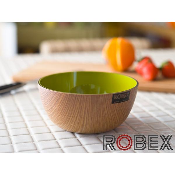 ROBEX/ロベックス コニカルボウル 14cm＜マホガニ/キウイ＞