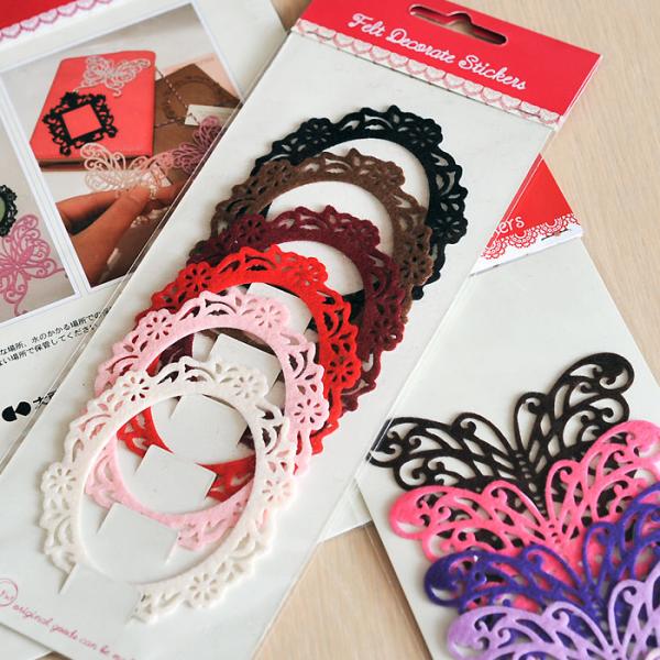 [ 20点までメール便可 ] L.Fact フェルト ステッカー 写真 フォト デコ デコレーション...