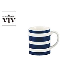 VIV/ヴィヴ　メゾンマグ 【MAISON MUG/マグカップ】（26236）＜ボーダーブルー＞｜kitchen