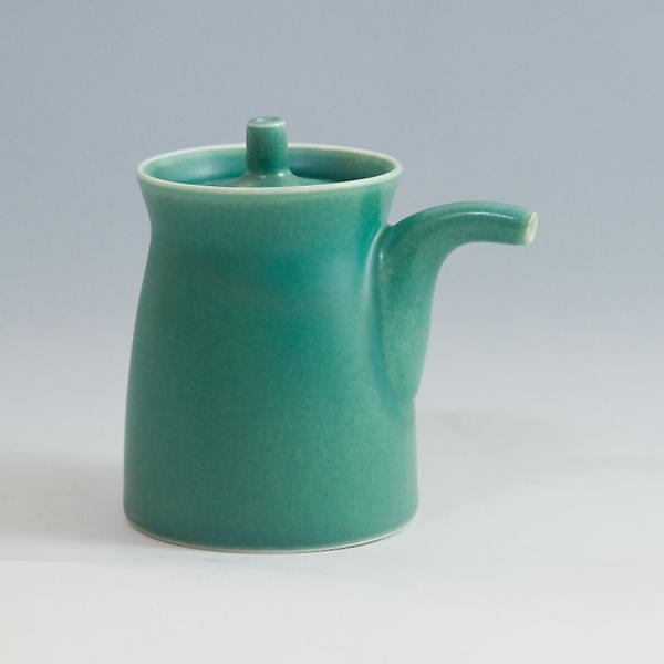 白山陶器 G型しょうゆさし ( 大 ) グリーン [ HAKUSAN 和食器 森正洋デザイン ]