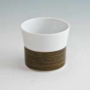 白山陶器 麻の糸 フリーカップ セピア 【 HAKUSAN 和食器 】｜kitchen