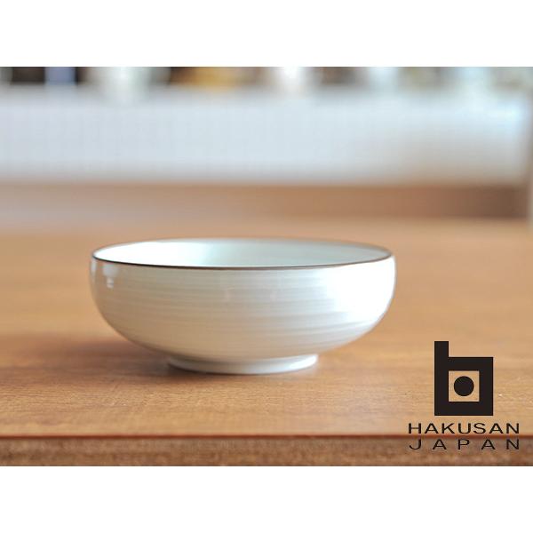 白山陶器 白磁千段 小鉢 【 HAKUSAN 和食器 森正洋デザイン 】